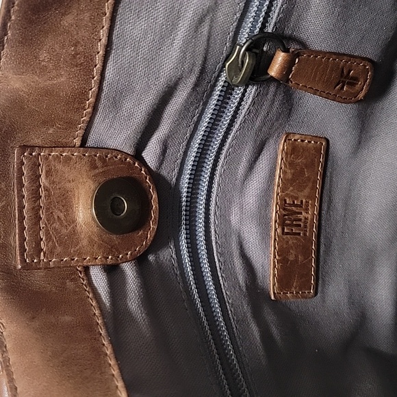 Authentic Excellent Condition Frye Leather Handbag Melissa Mini Tote Bag DB0250 - Picture 16 of 17